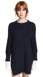 Alexanderwang T Hybrid Varsity Sweater Dress