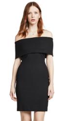 Rosetta Getty Banded Off The Shoulder Dress