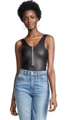Sprwmn Bodysuit With Front Zip