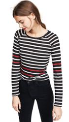 Frame Raglan Mix Stripe Sweater
