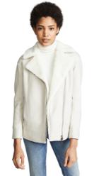 Harris Wharf London Long Biker Jacket