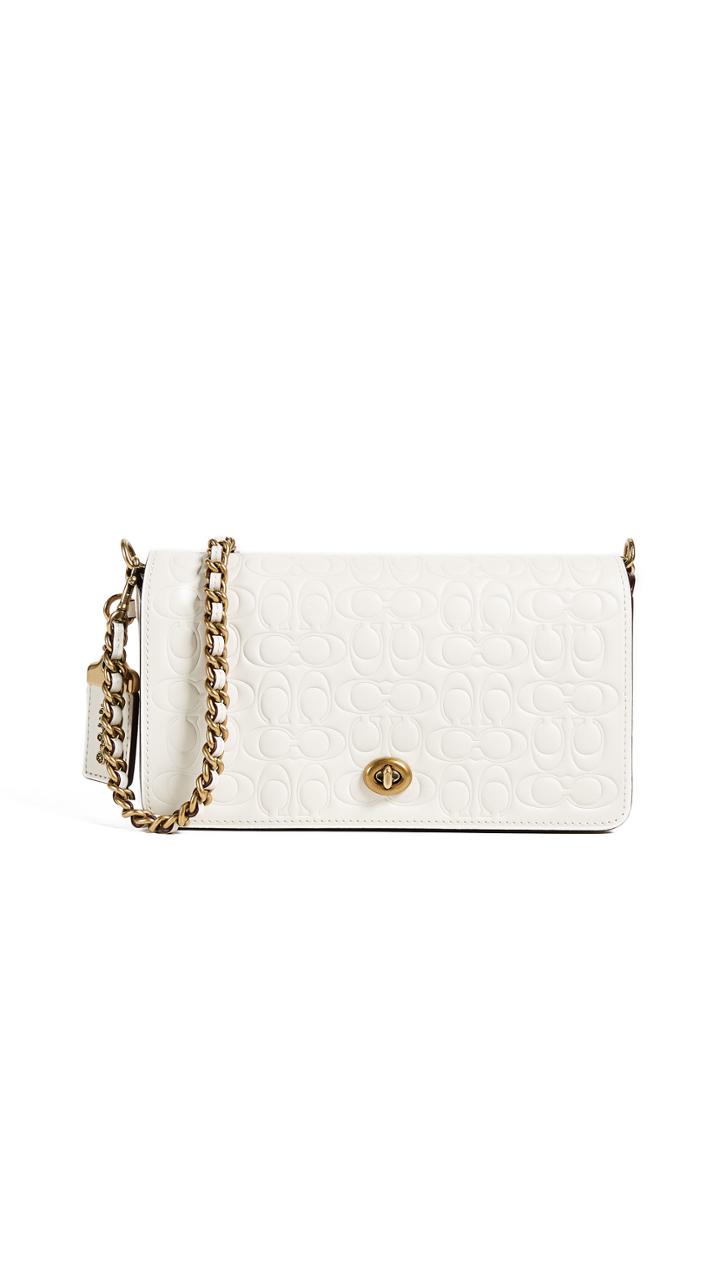 Coach 1941 Signature Leather Dinky Cross Body Bag