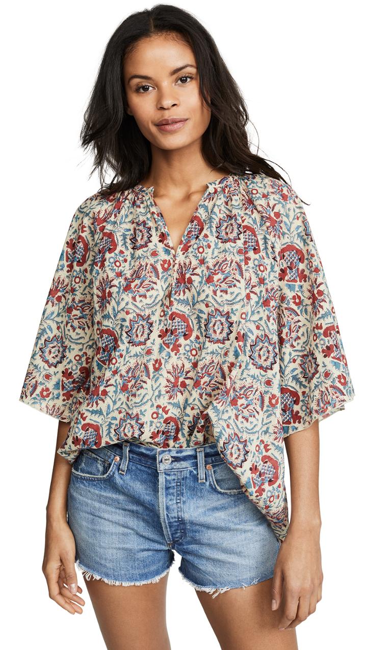 Antik Batik Betsie Button Down Blouse