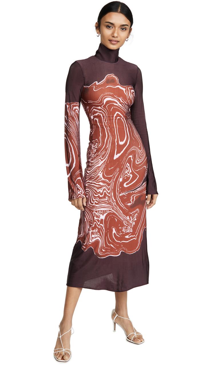 Ellery Bach High Neck Dress