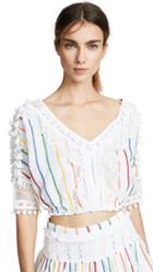 Place Nationale Soleil Sleeved Crop Top