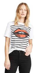 Markus Lupfer Alex Stripe Lip Tee