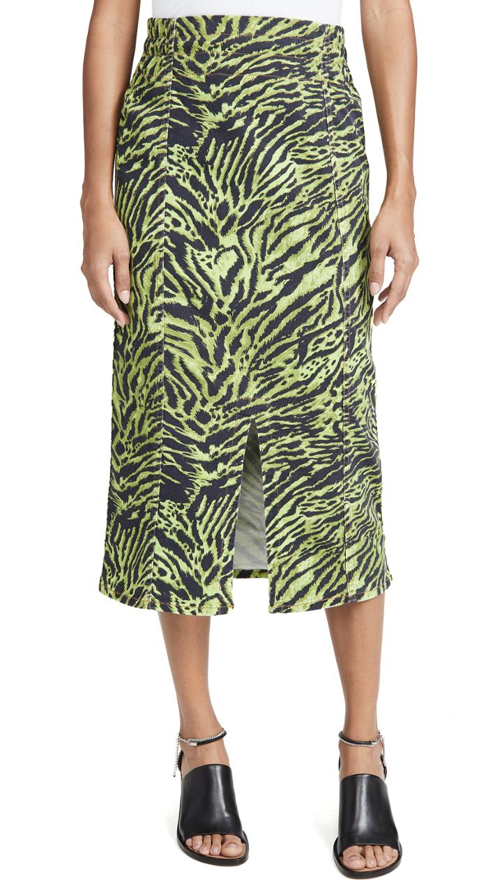 Ganni Soft Tiger Skirt