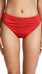 Stella Mccartney Ballet Draped High Waist Bikini Bottoms