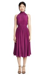 Edition10 High Neck Silk Dress