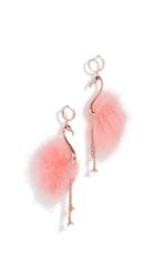 Kate Spade New York By The Pool Flamingo Statement Earrings