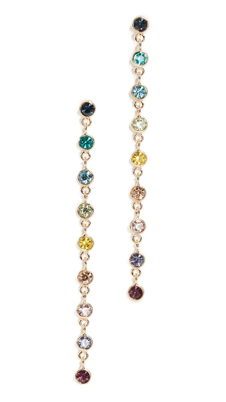 Kenneth Jay Lane Rainbow Drop Earrings