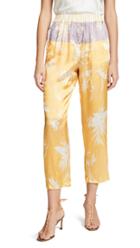 Forte Forte Bouganvilla Print Twill Pants With Elastic