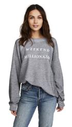 Wildfox Weekend Millionaire Sweater Top
