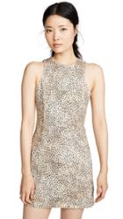 Denim X Alexander Wang Micro Cheetah Sheath Dress