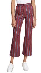 Stella Jean Straight Leg Striped Pants