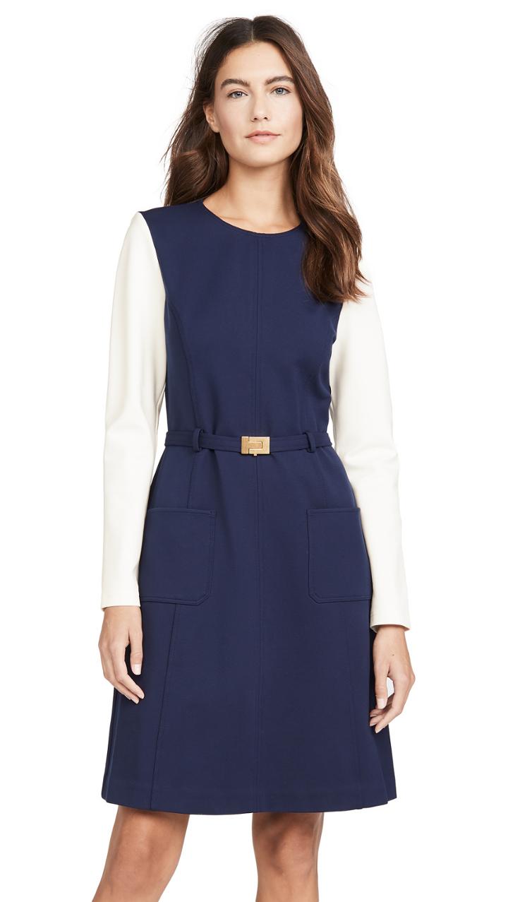 Tory Burch Colorblock Ponte Dress