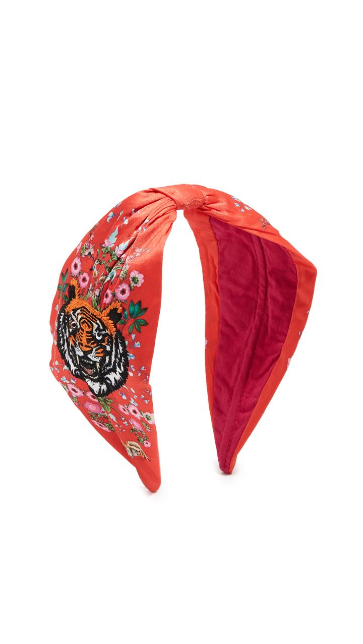 Namjosh Tiger Embroidered Headband