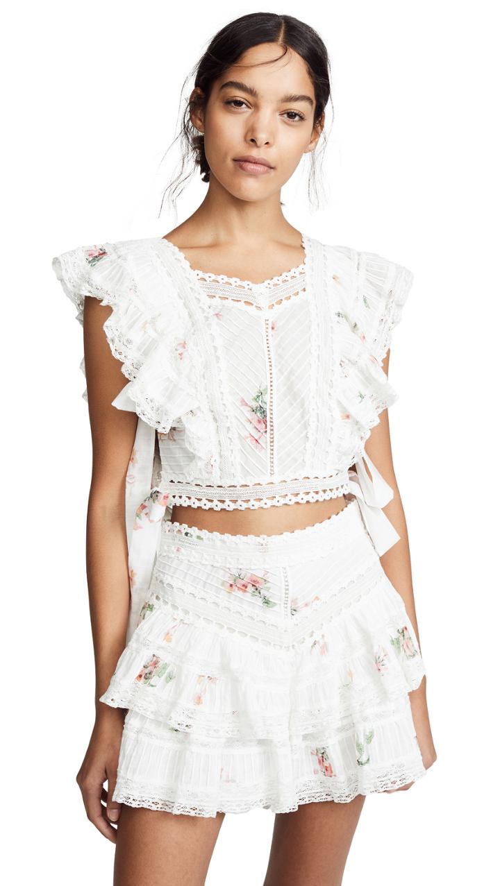 Zimmermann Heathers Pintuck Top