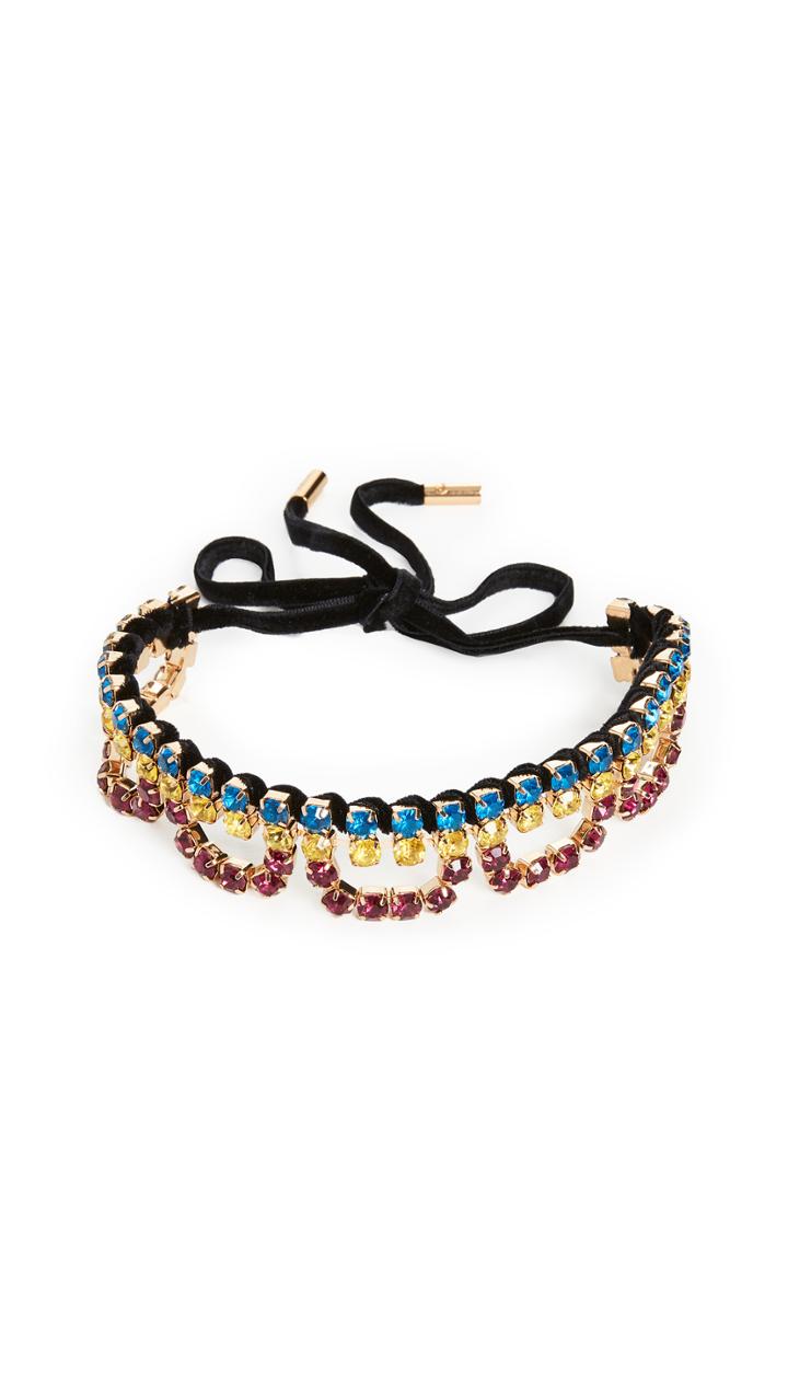 Area Scalloped Choker