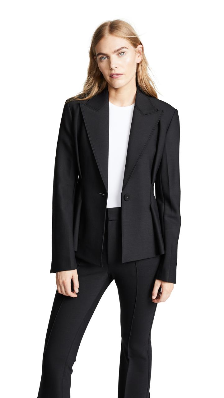 Helmut Lang Cinched Waist Blazer