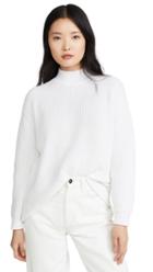 Alice Olivia Sarah Open Back Boxy Turtleneck