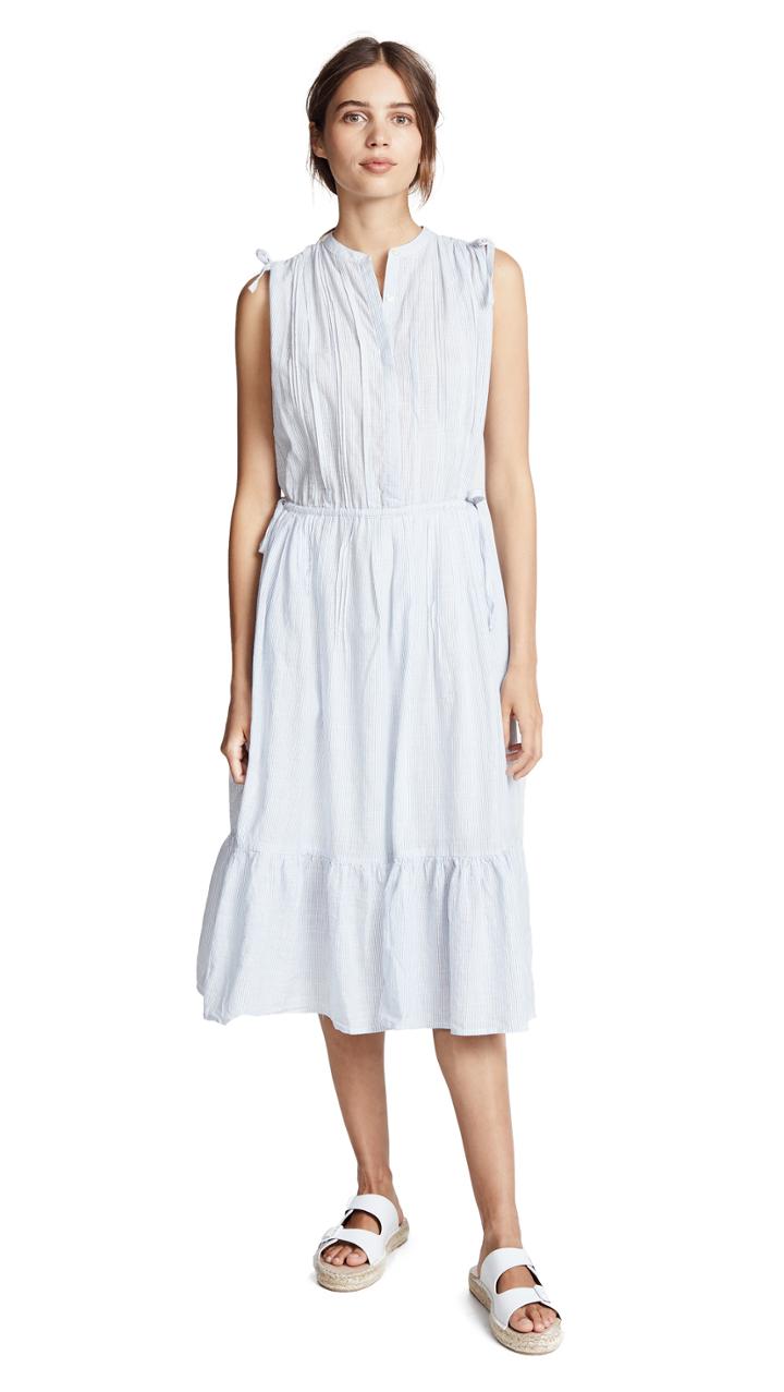 Birds Of Paradis Riley Shirred Shoulder Dress