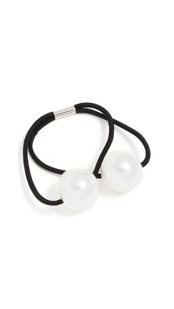 Kitsch Imitation Pearl Hair Tie Set