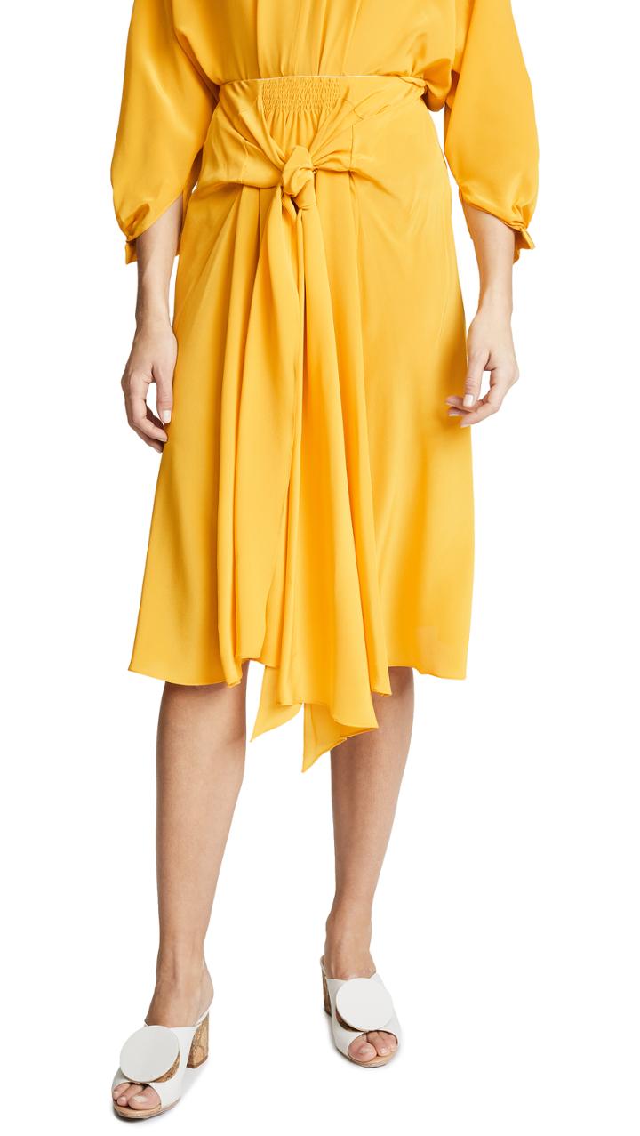 Tata Naka Tie Top With Gathered Sleeves