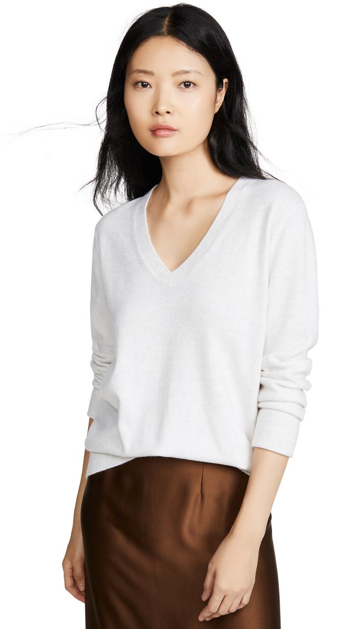 Vince Weekend Cashmere V Neck Sweater