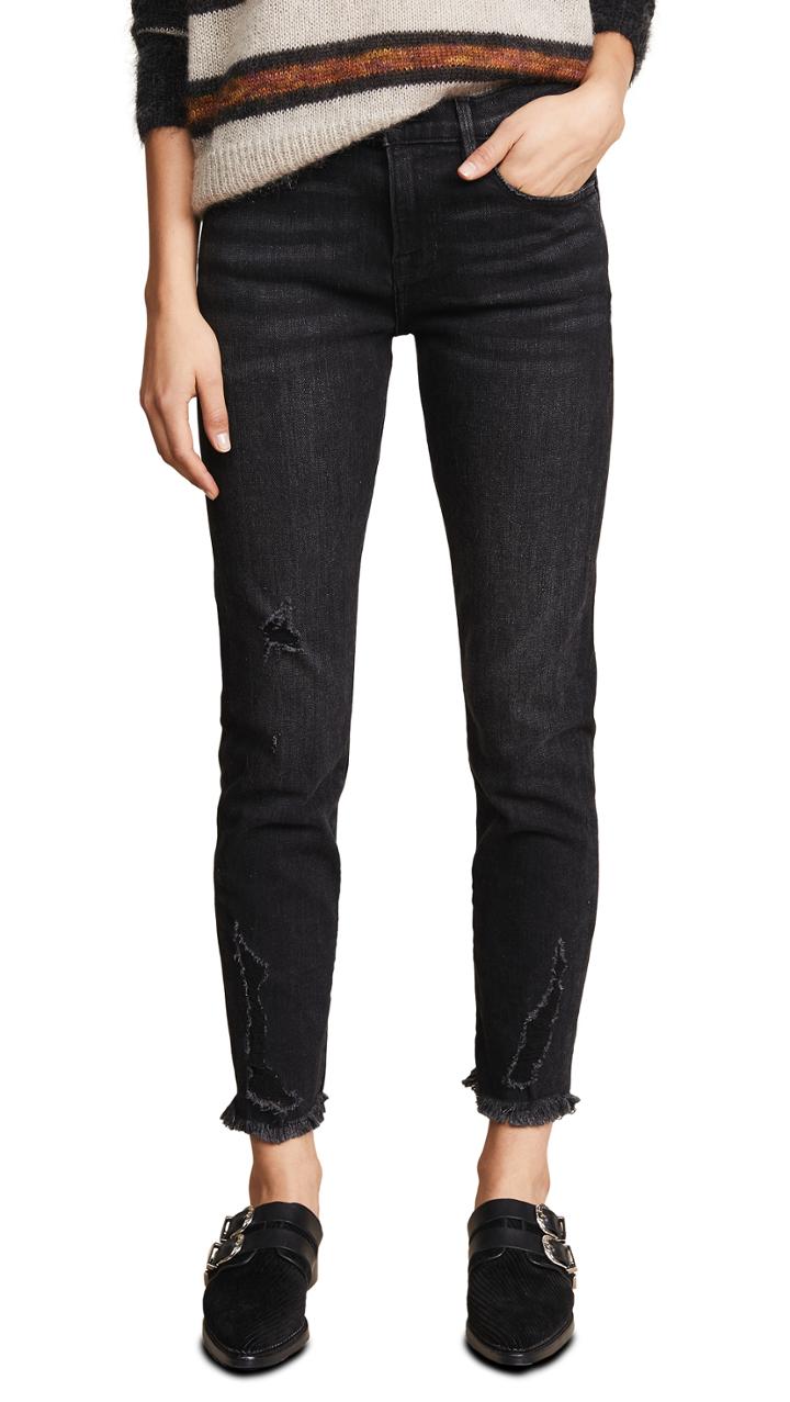 Frame Le Boy Raw Edge Jeans