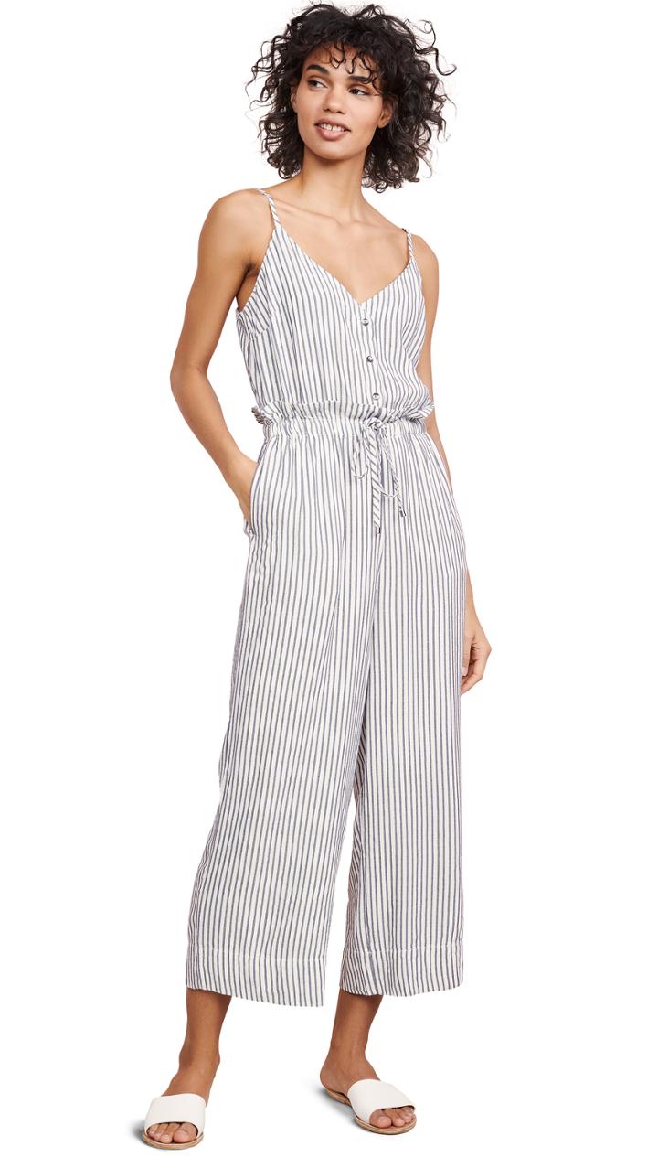 Splendid Yarn Dye Stripe Jumpsuit