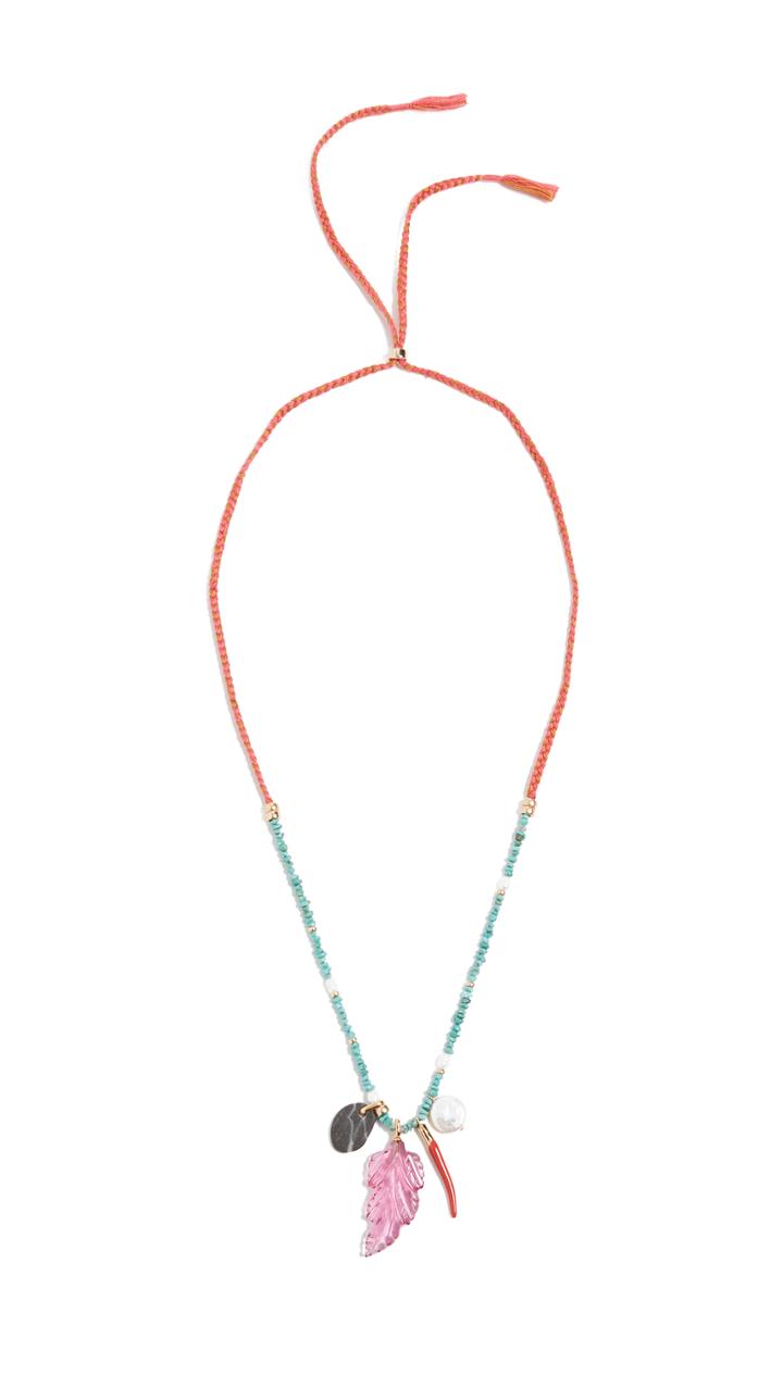 Lizzie Fortunato Neon Reef Charm Necklace