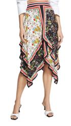 Alice Olivia Maura Tiered Handkerchief Skirt