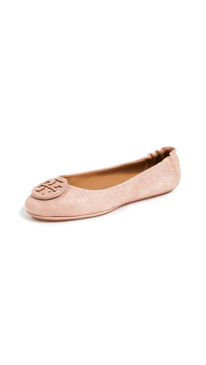 Tory Burch Minnie Travel Logo Ballet Flats