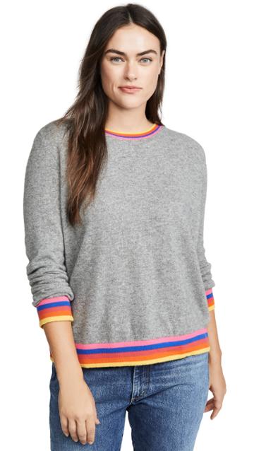 Jumper 1234 5 Stripe Boxy Cashmere Crew Neck