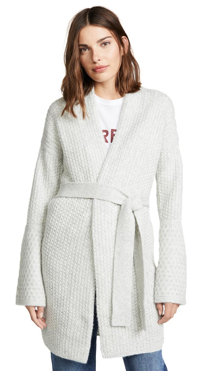 Tse Cashmere Cashmere Sweater Coat With Belt