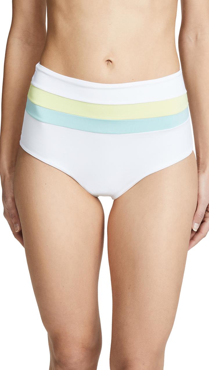 Lspace L*space Portia Stripe Classic Bikini Bottoms