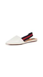 Jaggar Action Leather Slingback Flats