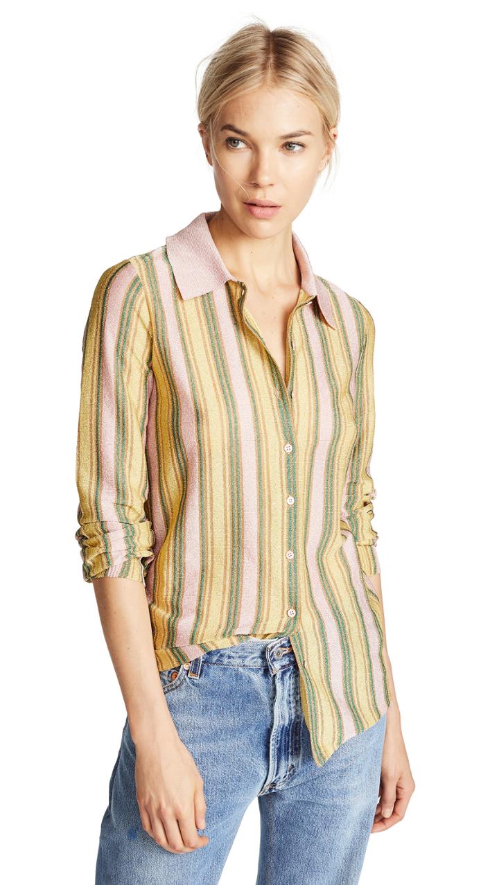 M Missoni Button Down Blouse