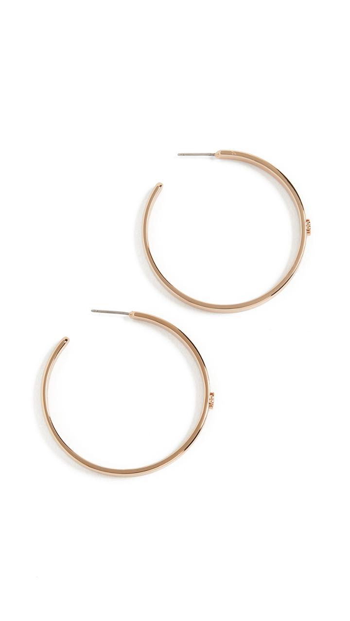 Tory Burch Kira Hoop Earrings