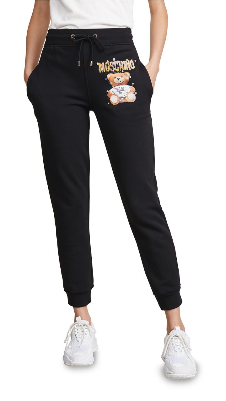 Moschino Christmas Lights Bear Sweatpants