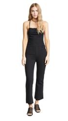 Mother The Tie Back Hustler Ankle Fray Jumpsuit