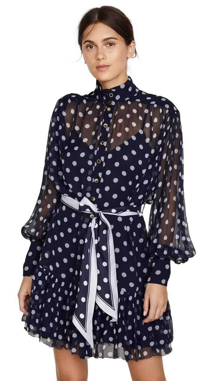 Zimmermann Sabotage Lantern Mini Dress