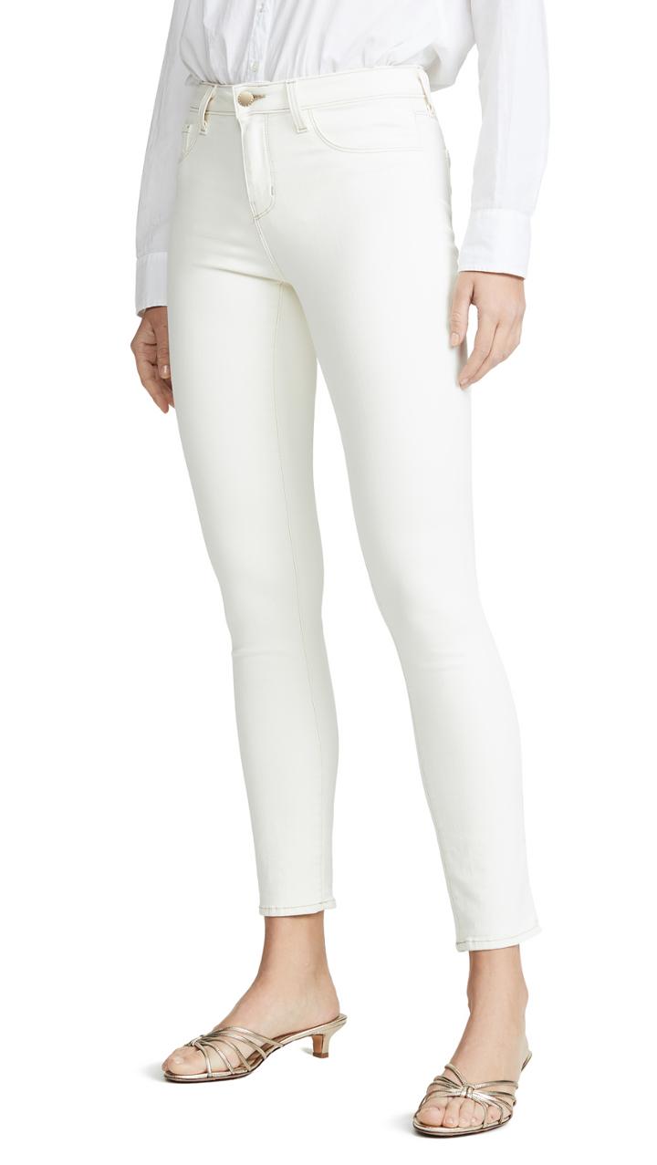 L Agence Tilly Mid Rise Straight Jeans