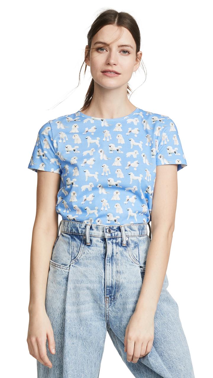 Alice Olivia Rylyn Crew Neck Top