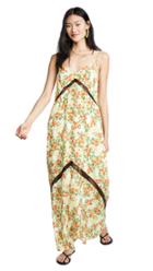 Wayf Baldwin Lace Trim Slip Dress