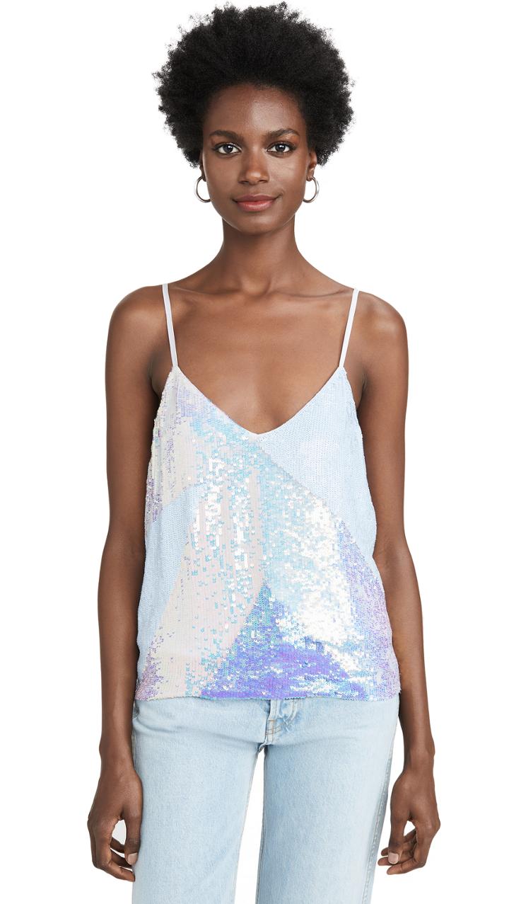 Retrofete Sandra Sequin Tank