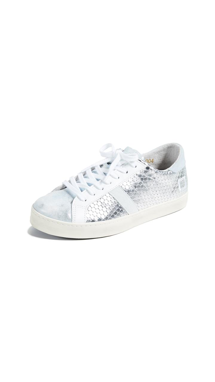 D A T E Hill Pong Laminated Sneakers