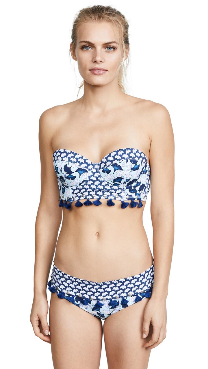 Ondademar Lotto Bandeau Bikini Top