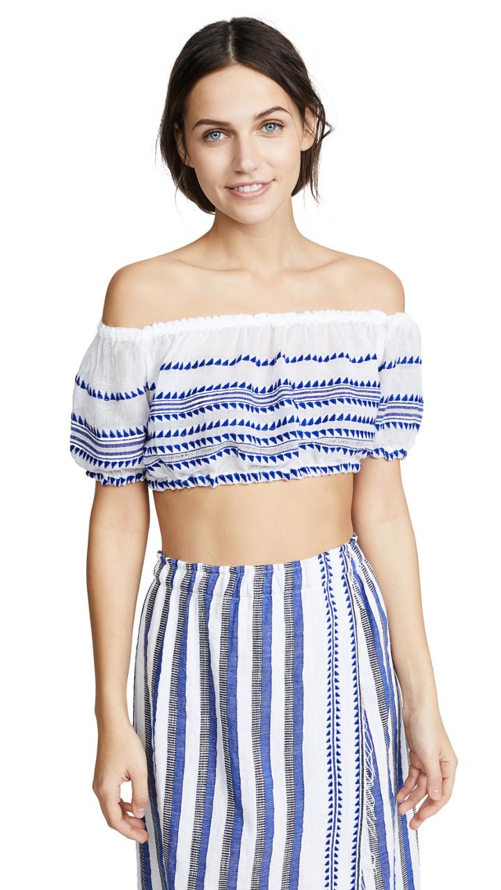 Lemlem Lulu Cropped Blouse